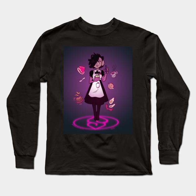 Blaire The Waitress. Long Sleeve T-Shirt by Dahriwaters92